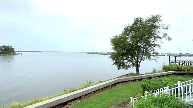 view of water feature