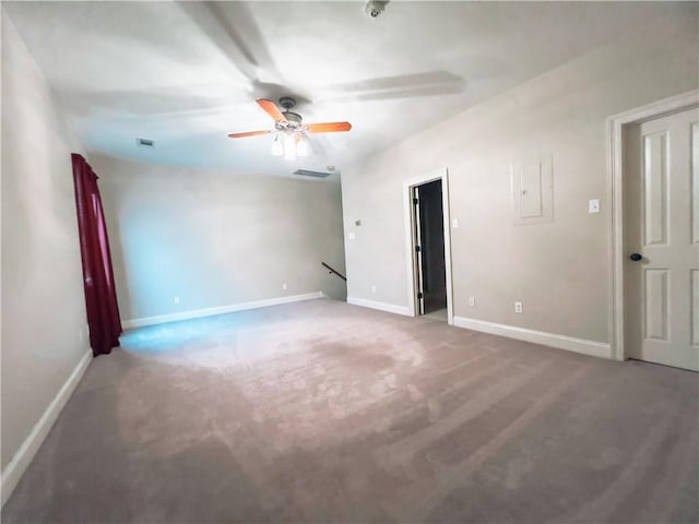 unfurnished room featuring carpet flooring