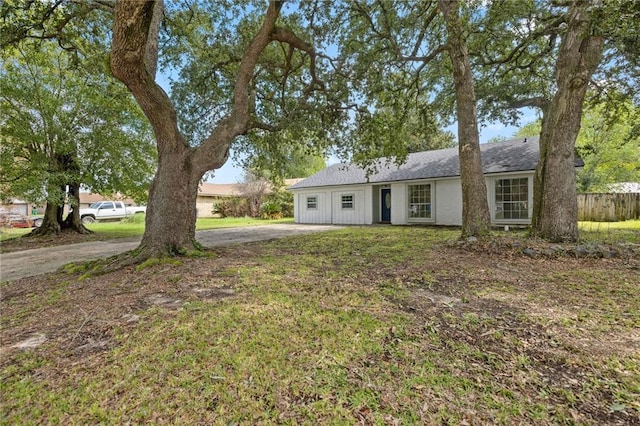 view of ranch-style house