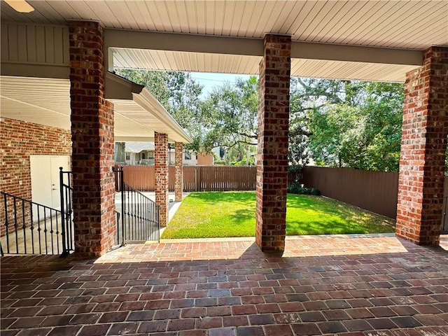 view of patio