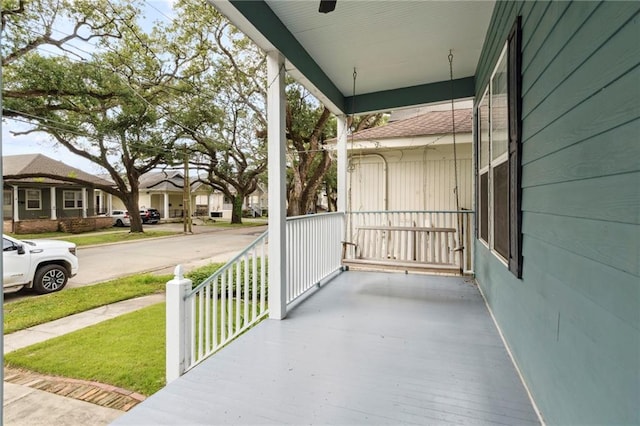 view of patio / terrace with covered porch