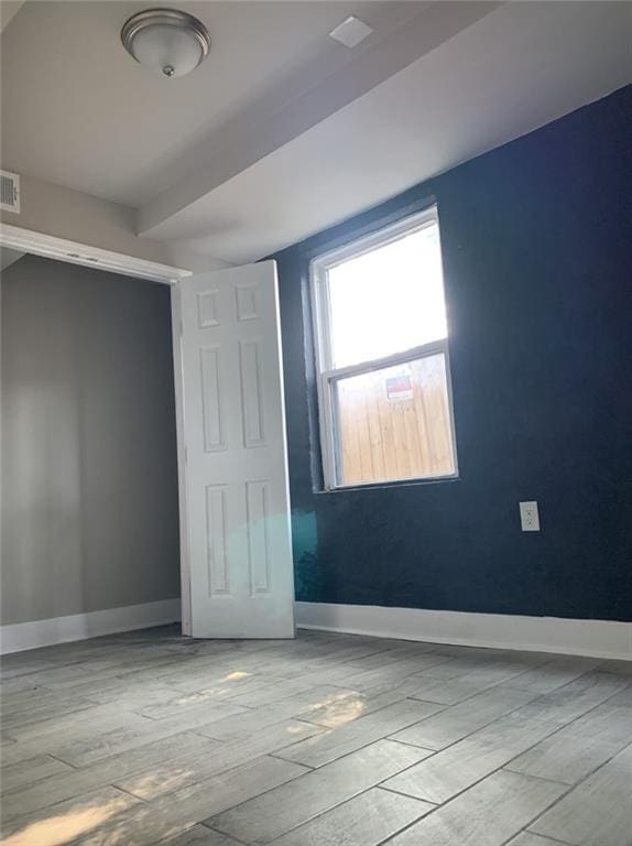 interior space featuring light hardwood / wood-style flooring