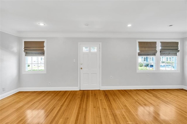 entryway featuring light hardwood / wood-style flooring