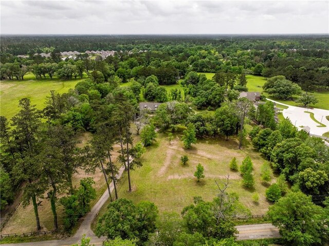 drone / aerial view with a rural view