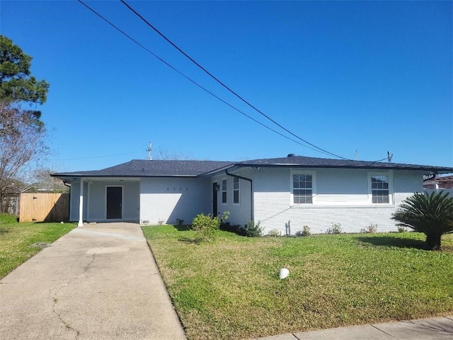4985 Feliciana Dr, New Orleans, LA 70126 - ranch-style home featuring driveway and brick siding