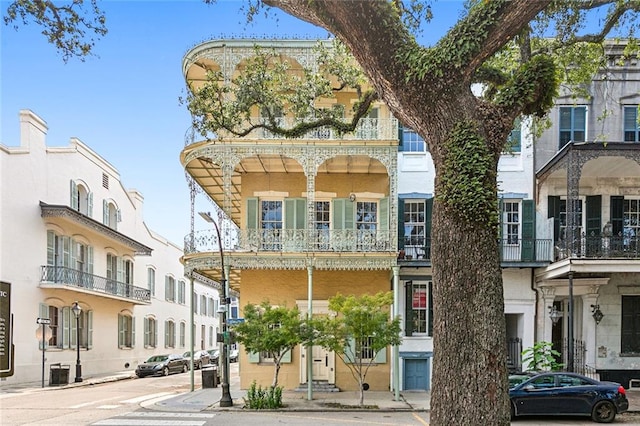 view of property featuring central AC