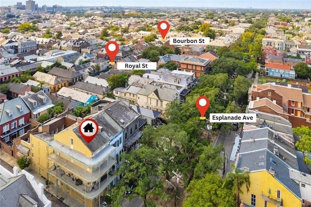 600 Esplanade Ave Unit 1, New Orleans, LA 70116 - drone / aerial view with a residential view