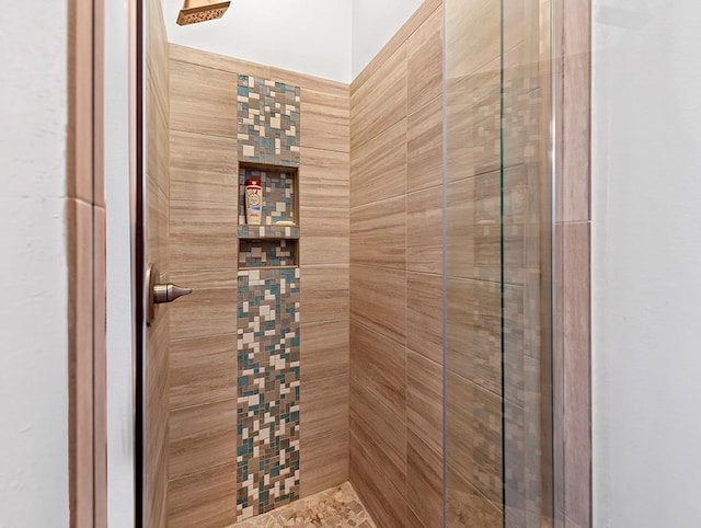 bathroom with walk in shower