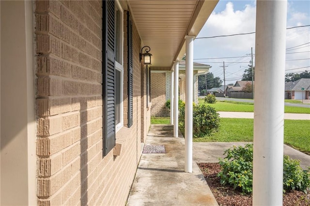 view of patio / terrace featuring a porch