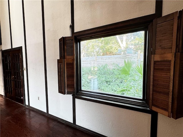 room details featuring hardwood / wood-style flooring