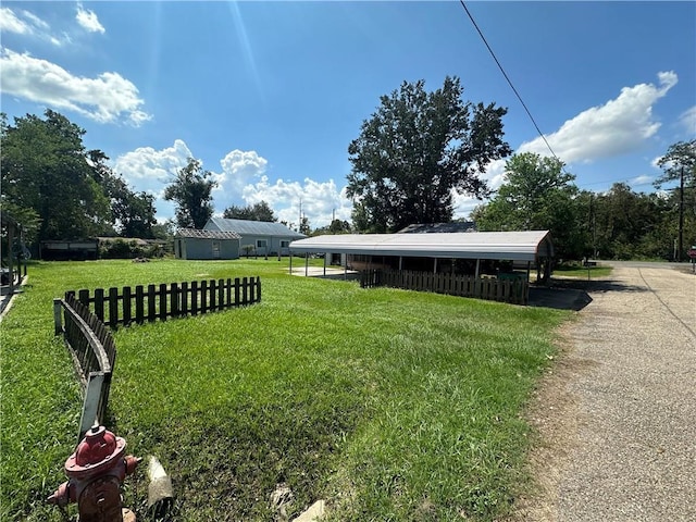 view of yard