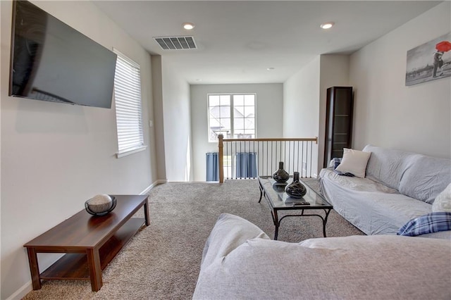 5572 Wake Reserve Rd, Slidell, LA 70461 - living room with carpet, recessed lighting, and baseboards