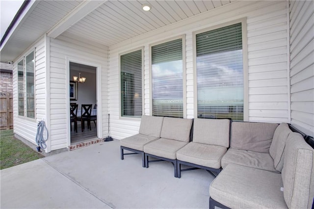 5572 Wake Reserve Rd, Slidell, LA 70461 - view of patio / terrace with outdoor lounge area