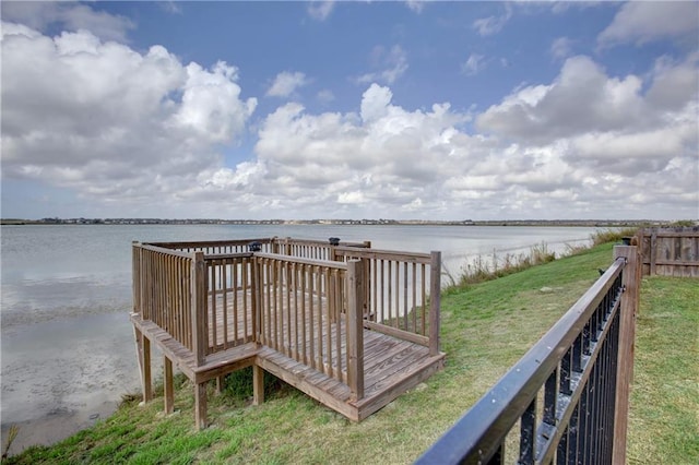 5572 Wake Reserve Rd, Slidell, LA 70461 - dock featuring a water view and a lawn