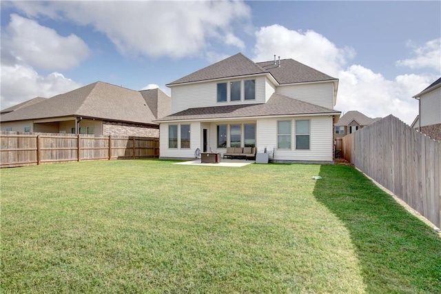 5572 Wake Reserve Rd, Slidell, LA 70461 - back of house with an outdoor hangout area and a patio area