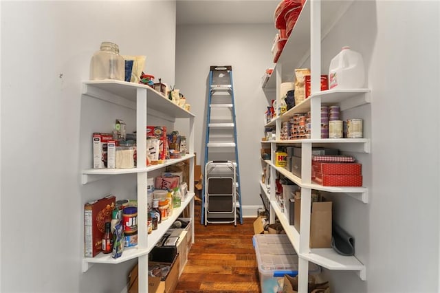 view of pantry