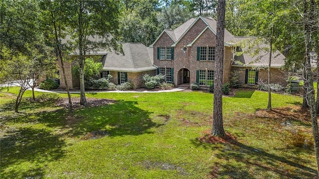 view of front of house featuring a front yard