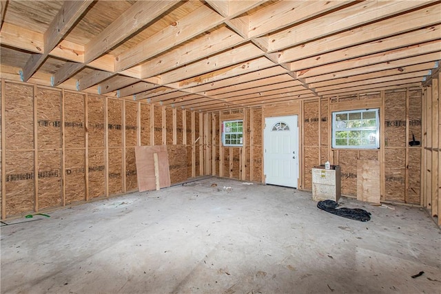 miscellaneous room with plenty of natural light