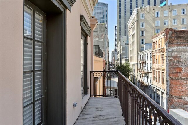 416 Common St Unit 6, New Orleans, LA 70130 - balcony featuring a city view