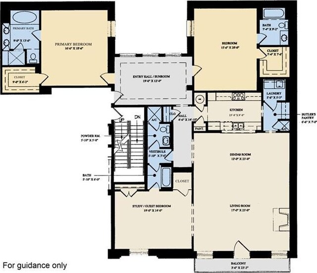 416 Common St Unit 6, New Orleans, LA 70130 - floor plan / room layout