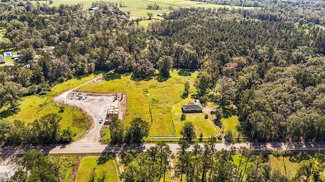 drone / aerial view featuring a rural view