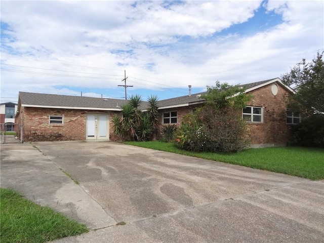 view of ranch-style house