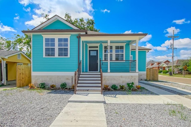 view of bungalow