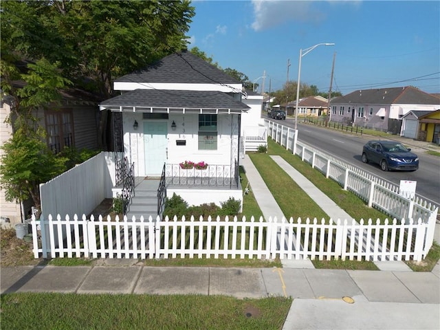 view of bungalow-style home