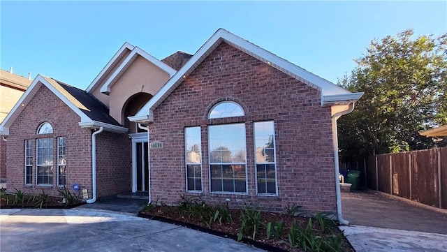 view of front of home