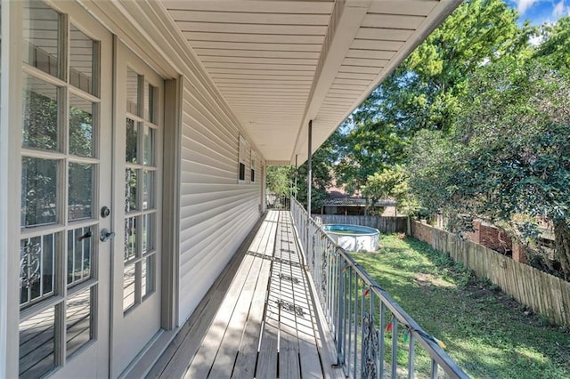 3730 Huntlee Dr, New Orleans, LA 70131 - view of wooden terrace