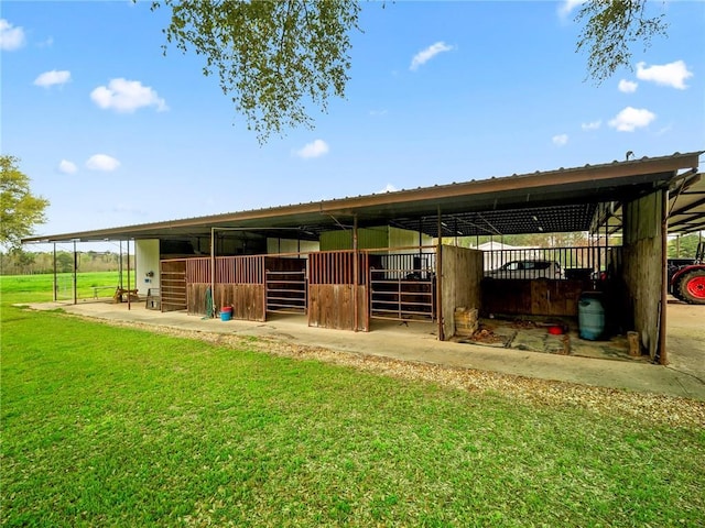 view of stable