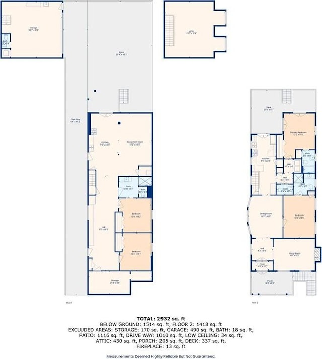 2462 Royal St, New Orleans, LA 70117 - floor plan