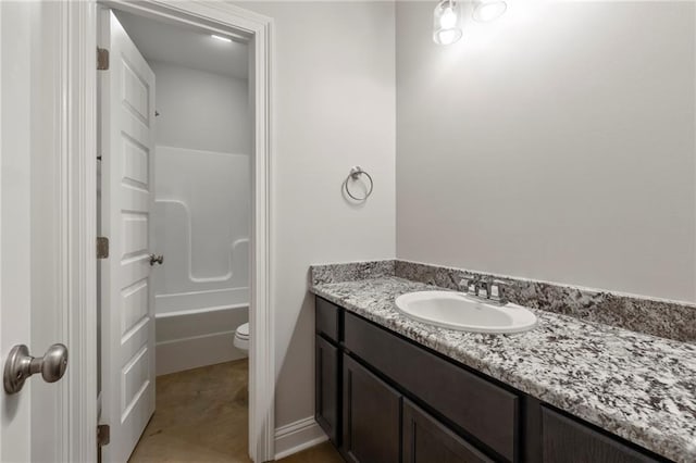 110 Inspiration Ln, Covington, LA 70433 - bathroom featuring toilet and vanity