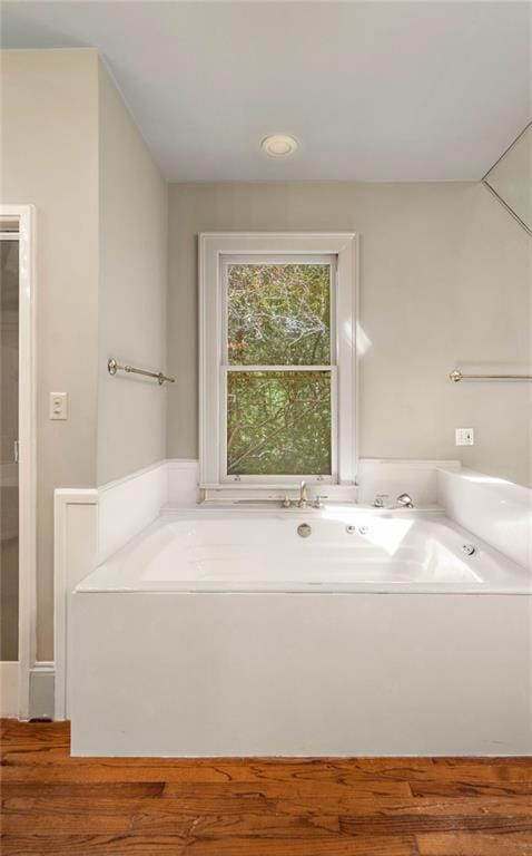 73527 Military Rd, Covington, LA 70435 - full bath with a bath and wood finished floors