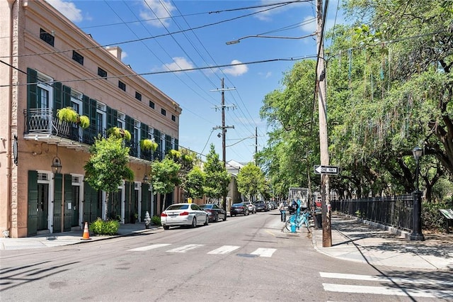 view of street