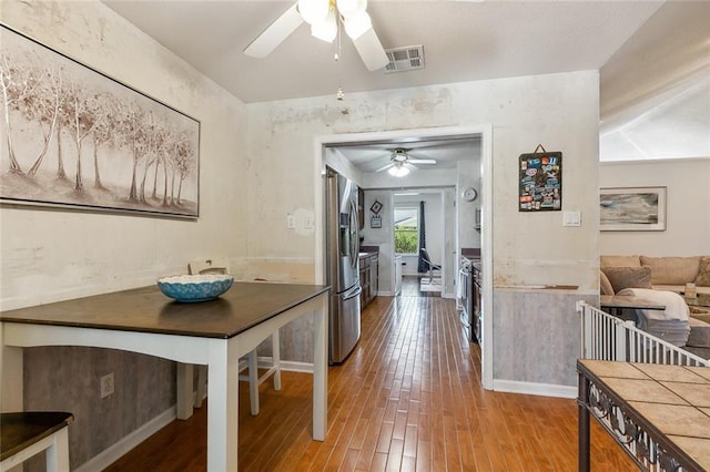 interior space featuring hardwood / wood-style flooring