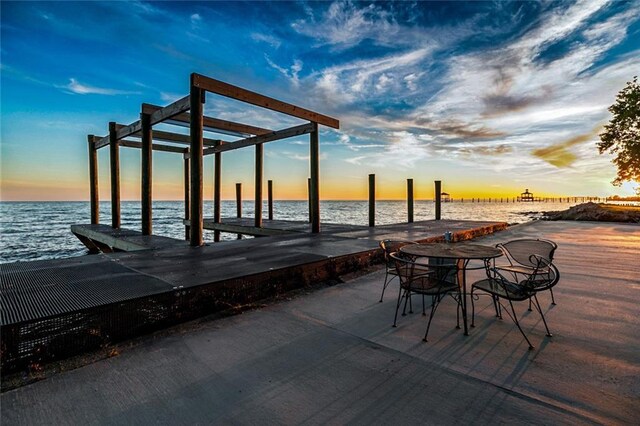 115 Holly St, Mandeville, LA 70448 - aerial view at dusk of a water view