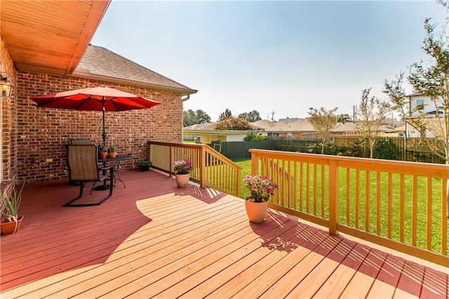 324 38th St, New Orleans, LA 70124 - view of wooden deck