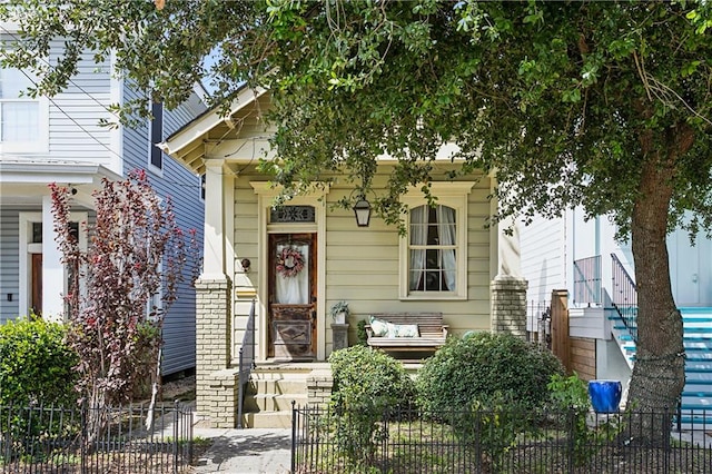 view of front of home