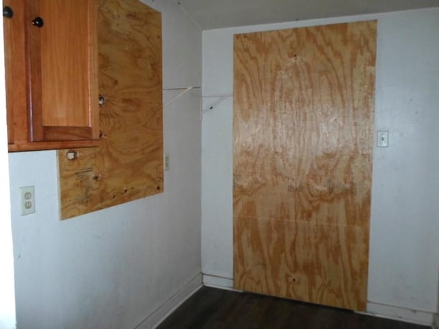 interior space featuring hardwood / wood-style flooring