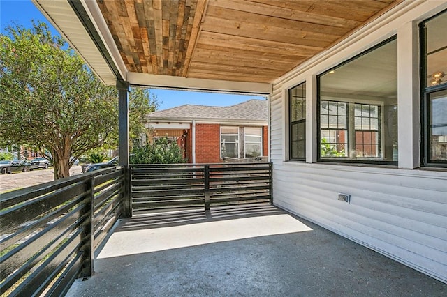 exterior space with a balcony