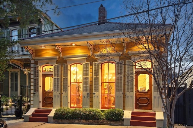 view of entrance to property