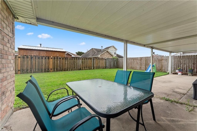 view of patio