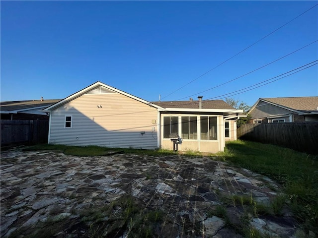 view of rear view of house