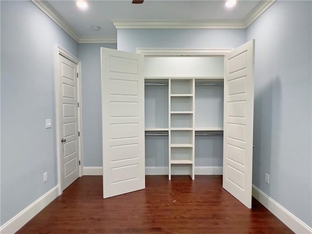 view of closet