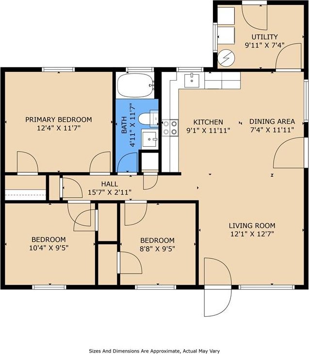 369 Pat Dr, Avondale, LA 70094 - floor plan