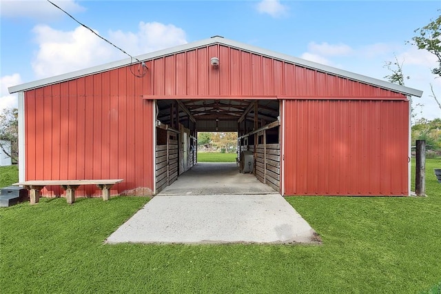 view of stable