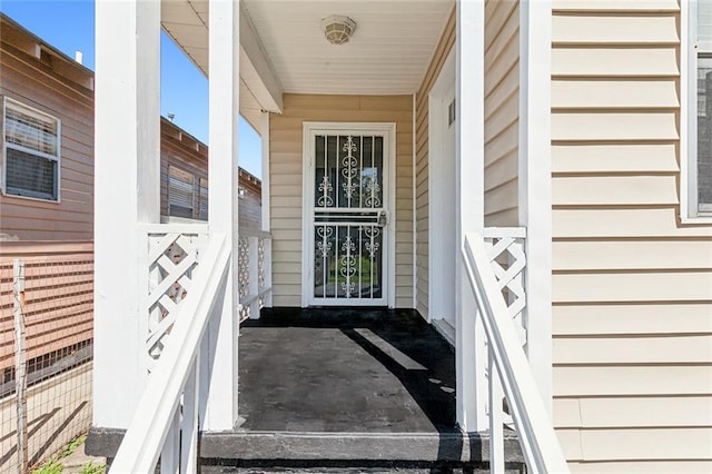 view of entrance to property