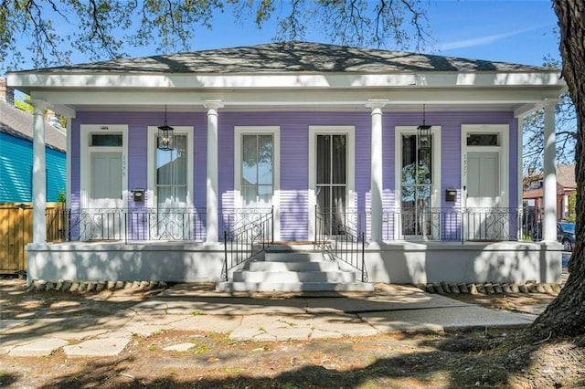 bungalow-style home with a porch