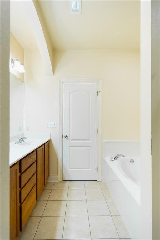 40145 Taylors Trl Unit 204, Slidell, LA 70461 - full bath with vanity, tile patterned flooring, and a bath